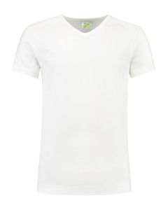 Lemon & Soda LEM1264 - T-shirt V-neck cot/elast SS for him Bianco
