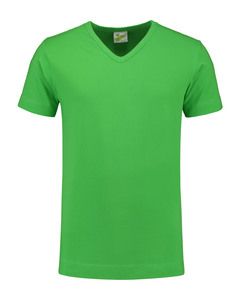 Lemon & Soda LEM1264 - T-shirt V-neck cot/elast SS for him Verde lime