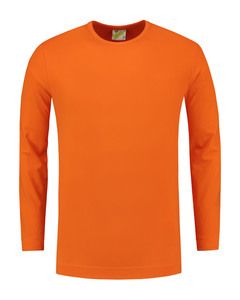 Lemon & Soda LEM1265 - T-shirt Crewneck cot/elast LS for him Arancio