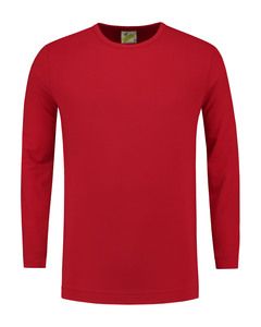 Lemon & Soda LEM1265 - T-shirt Crewneck cot/elast LS for him Rosso