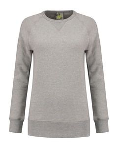 Lemon & Soda LEM3227 - Maglione girocollo Raglan donna Grey Heather