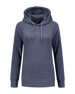 Lemon & Soda LEM3232 - Maglione girocollo con cappuccio Raglan donna Navy Heather