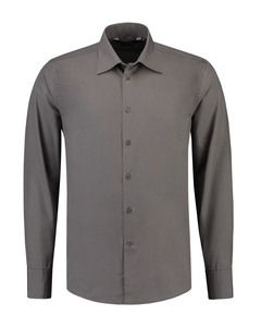 Lemon & Soda LEM3935 - Shirt Poplin mix ls uomo Grigio perla