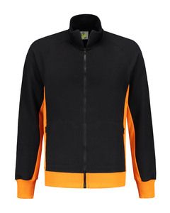 Lemon & Soda LEM4725 - Abbigliamento da lavoro cardigan maglione Black/OR