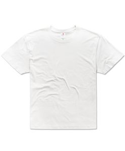 Stedman STE2020 - T-shirt con girocollo da uomo ORGANIC Bianco