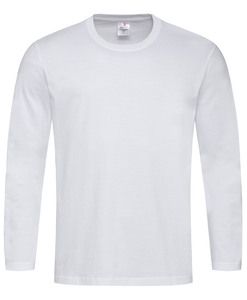 Stedman STE2130 - T-shirt manica lunga da uomo COMFORT Bianco