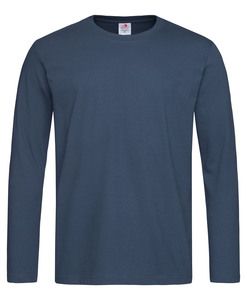 Stedman STE2130 - T-shirt manica lunga da uomo COMFORT Blu navy