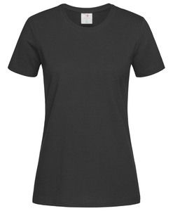 Stedman STE2160 - T-shirt con girocollo da donna COMFORT Black Opal
