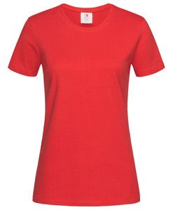Stedman STE2160 - T-shirt con girocollo da donna COMFORT Scarlet Red