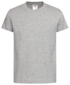Stedman STE2220 - T-Shirt Grocollo da Bambino Classic Grey Heather