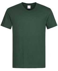 Stedman STE2300 - T-shirt V-Neck Classic-T SS for him Verde bottiglia