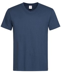 Stedman STE2300 - T-shirt V-Neck Classic-T SS for him Blu navy