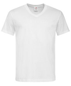 Stedman STE2300 - T-shirt V-Neck Classic-T SS for him Bianco