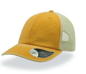 Atlantis AT158 - cappello a 6 pannelli Mustard / Stone