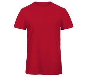 B&C BC046 - TW046 T-Shirt Filo Grosso Uomo Chic Red