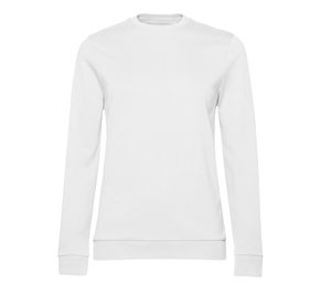 B&C BCW02W - Maglione girocollo da donna # donna White