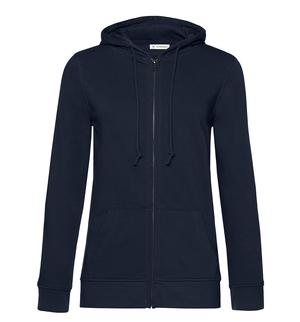 B&C BCW36B - Felpa con cappuccio con zip organica da donna