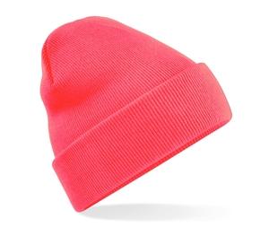 Beechfield BF045 - Cappellino Original Cuffed Fluorescent Pink