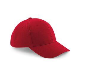 Beechfield BF065 - Pro-Style Heavy Brushed Cappellino Cotone Classic Red