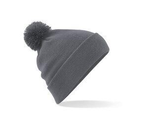 Beechfield BF426 - Cappello con pompon Graphite Grey