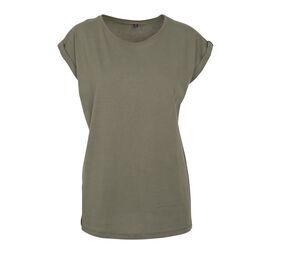 Build Your Brand BY021 - T-Shirt da donna Olive Green