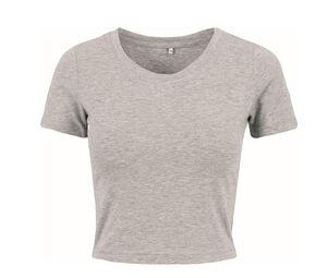 Build Your Brand BY042 - T-Shirt ritagliata Grey