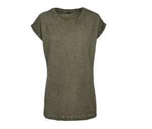 Build Your Brand BY056 - T-shirt alla moda Olive Green