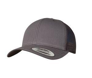 Flexfit FX6606 - Cappellino visiera curva stile camionista Grigio scuro