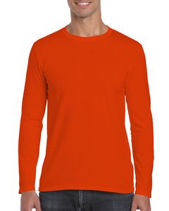 Gildan GN644 - T-Shirt da Adulti a Maniche Lunghe Softstyle