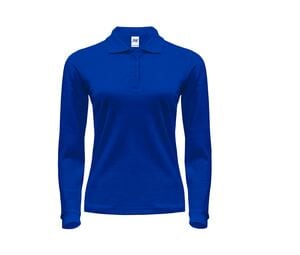 JHK JK216 - Polo 200 Donna a maniche lunghe Blu royal