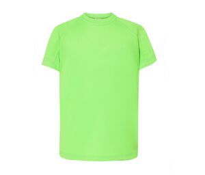JHK JK902 - T-shirt sportiva da bambino Lime Fluor