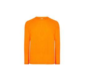 JHK JK910 - T-shirt sportiva a maniche lunghe Arancione Fluo