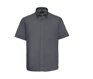 Russell Collection JZ917 - Men's Short Sleeve Classic Twill Shirt Zinco