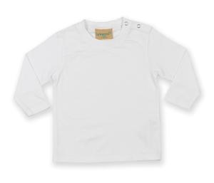 Larkwood LW021 - T-shirt bambino a maniche lunghe White