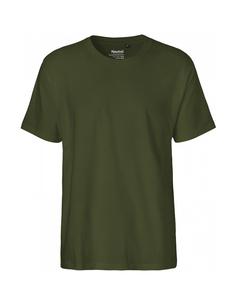 Neutral O61001 - T-shirt aderente da uomo Military