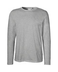 Neutral O61050 - T-shirt da uomo a manica lunga Sport Grey