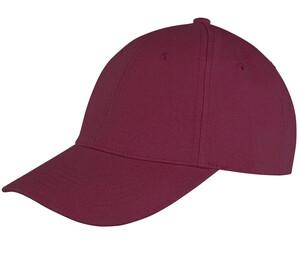 Result RC081 - Memphis Brushed Cotton Low Profile Cap Burgundy