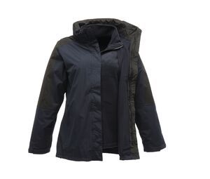 Regatta RGA132 - Women's 3 in 1 Parka Navy / Black