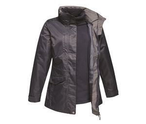 Regatta RGA148 - Traspirante 3 su 1 parka femminile Navy / Navy