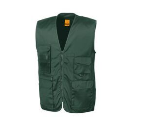 Result RS045 - Gilet Safari Lic Green