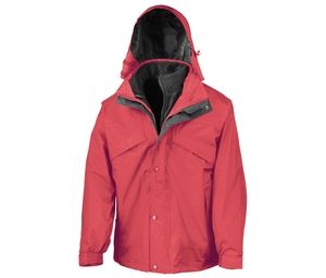 Result RS068 - 3-In-I Zip And Clip Jacket Rosso