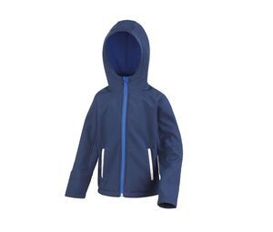 Result RS224J - Softshell Cappellouche bambini Navy/ Royal