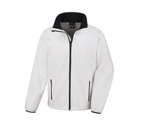 Result RS231 - Mens Printable Soft-Shell Jacket Bianco / Nero