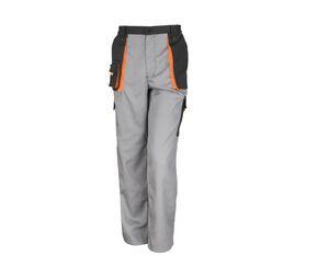 Result RS318 - Pantaloni da lavoro lite Grey/Black/Orange