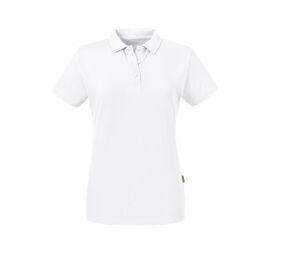 Russell RU508F - Shirt da polo biologica da donna White