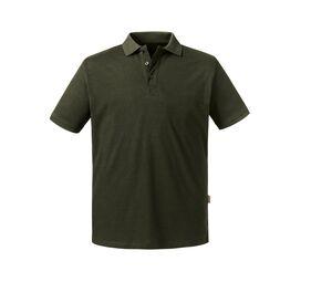 Russell RU508M - Shirt da uomo organica maschile Dark Olive