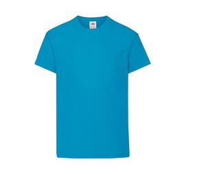 Fruit of the Loom SC1019 - T-shirt a maniche corte per bambini Azure Blue