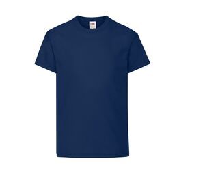 Fruit of the Loom SC1019 - T-shirt a maniche corte per bambini Blu navy