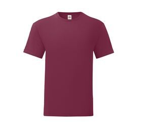 Fruit of the Loom SC150 - Iconic T Uomo Burgundy