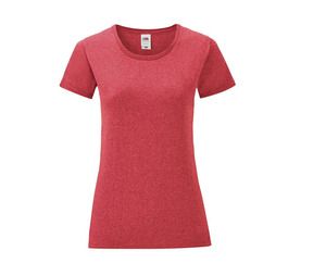 Fruit of the Loom SC151 - Iconic T Donna Heather Red